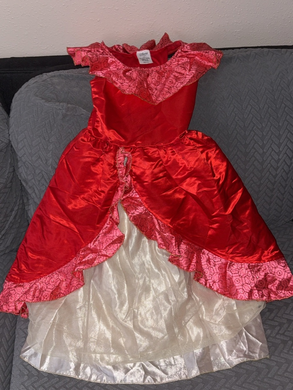 Disney Red and Pink Princess Costume Dress